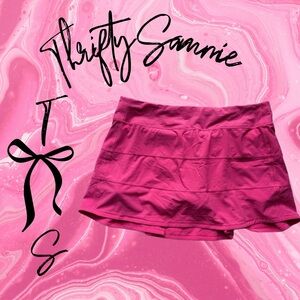 Lululemon pace rival skort skirt women’s 12 pink